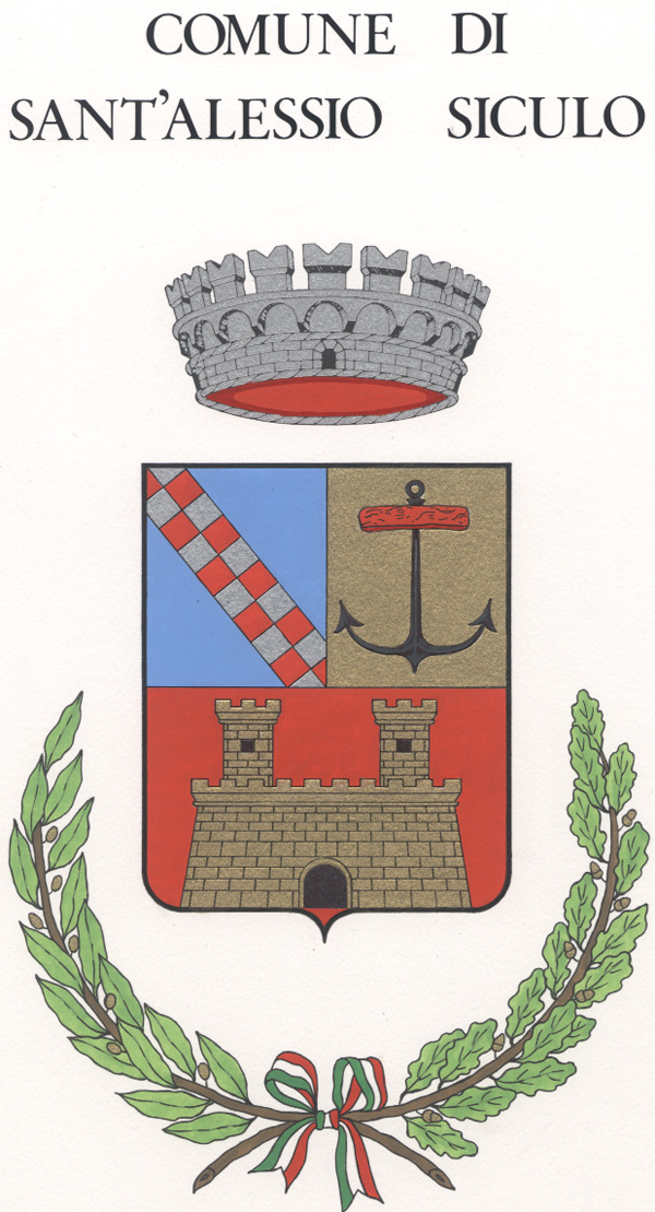Emblema del Comune di Sant’Alessio Siculo (Messina)